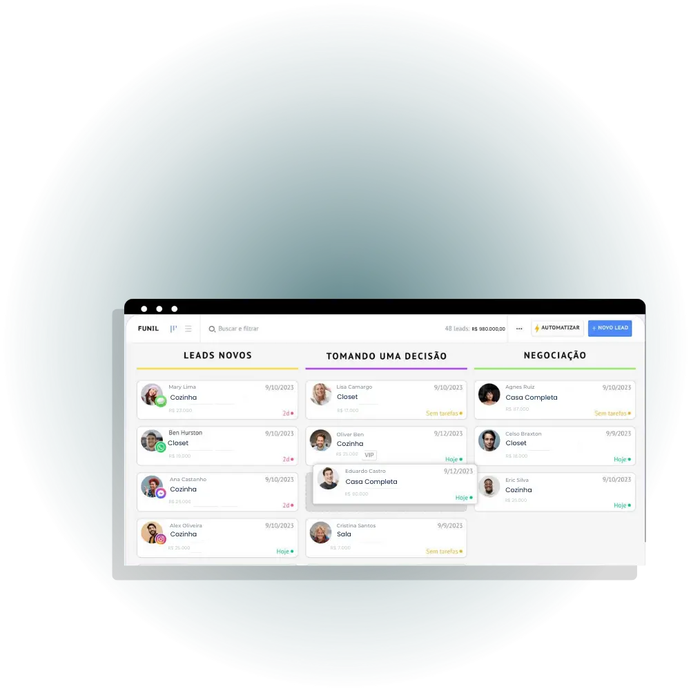 CRM e Comercial Inteligente